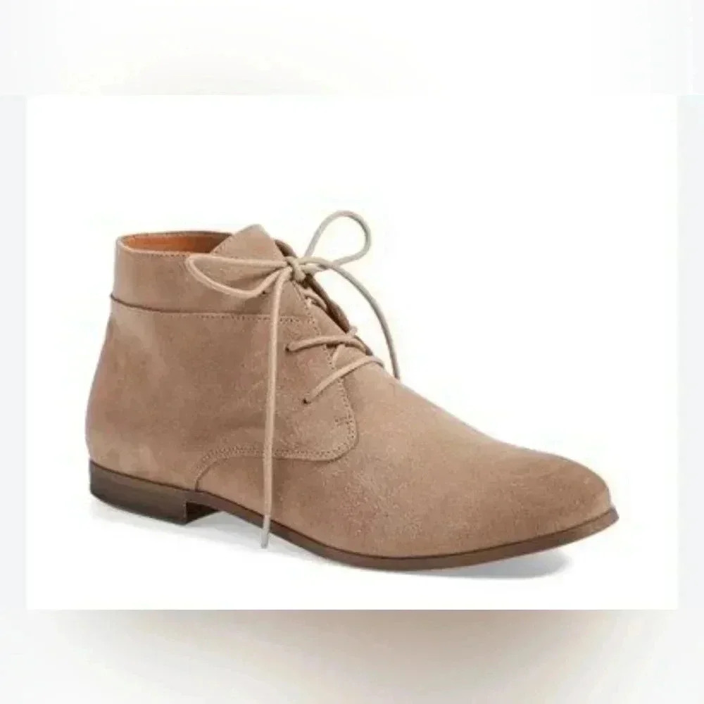 Franco Sarto Suede Desert Booties. Size 6